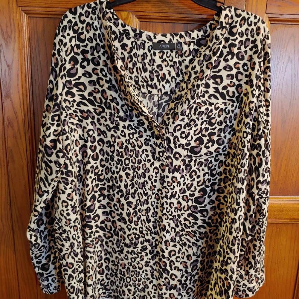 Apt. 9 tiger print top